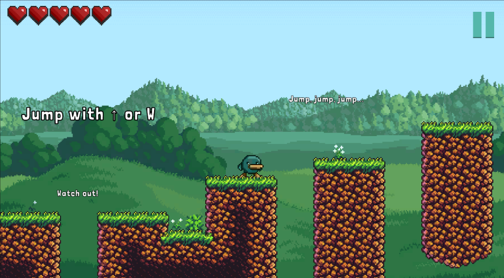 WonderFalls Screenshot - Jumping platforms